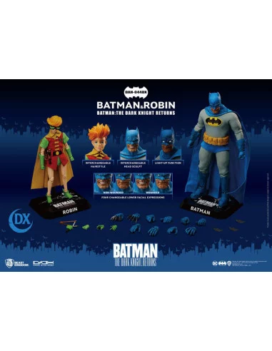 es::Batman The Dark Knight Returns Figuras Dynamic 8ction Heroes 1/9 Batman & Robin 21 - 16 cm
