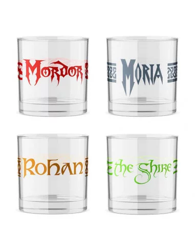 es::El Señor de los Anillos - Pack de 4 Vasos de Chupitos