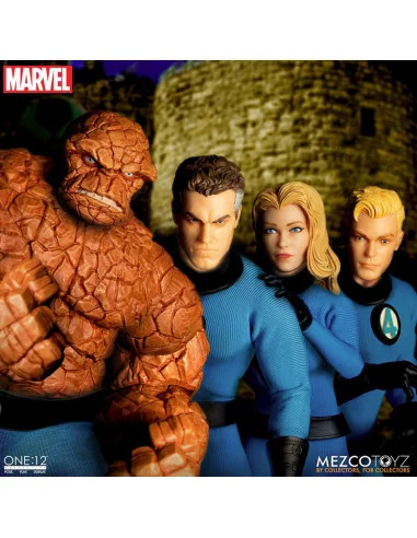 es::Marvel Universe Figuras Fantastic Four One:12 Collective Deluxe Steel Box 16 cm