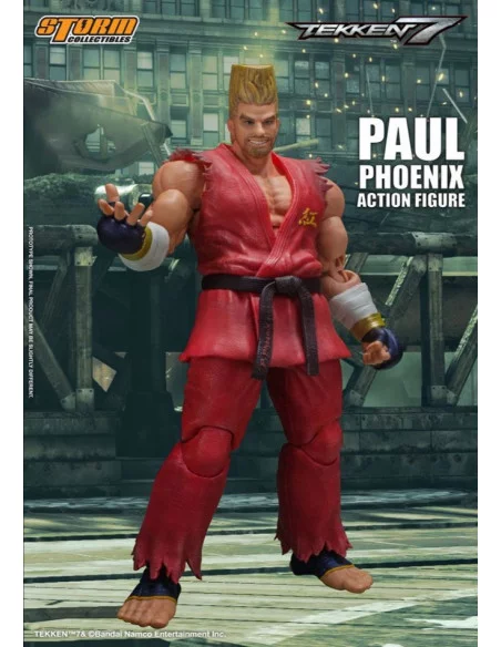 es::Tekken 7 Figura 1/12 Paul Phoenix 18 cm