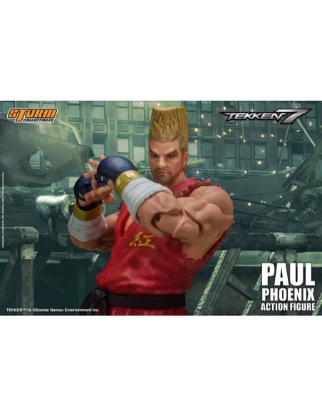 es::Tekken 7 Figura 1/12 Paul Phoenix 18 cm