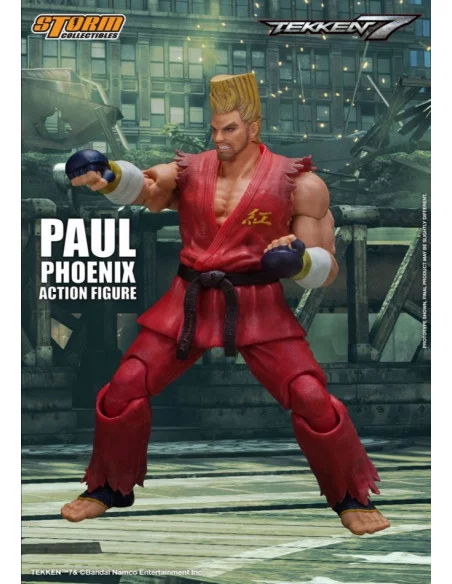 es::Tekken 7 Figura 1/12 Paul Phoenix 18 cm