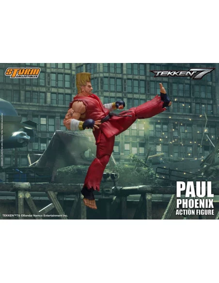 es::Tekken 7 Figura 1/12 Paul Phoenix 18 cm