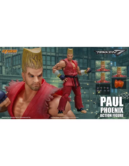 es::Tekken 7 Figura 1/12 Paul Phoenix 18 cm