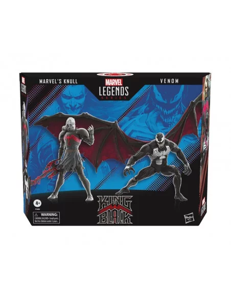es::Marvel Legends Series Pack de 2 Figuras Marvel's Knull & Venom - King in Black