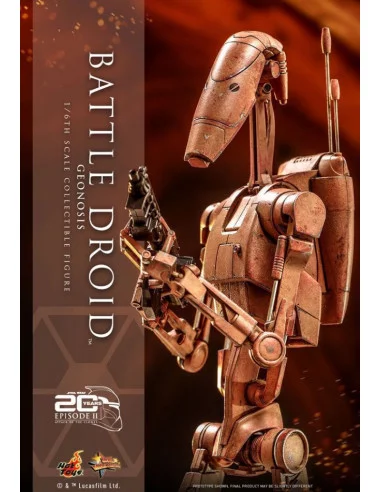 es::Star Wars Episode II Figura 1/6 Battle Droid (Geonosis) Hot Toys 31 cm