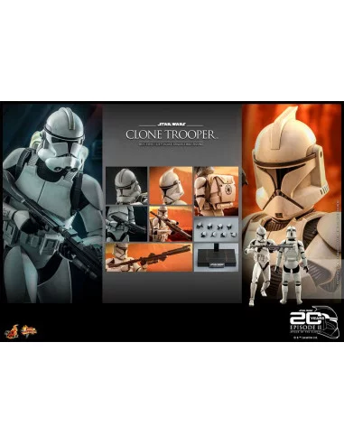 es::Star Wars Episode II Figura 1/6 Clone Trooper Hot Toys 30 cm