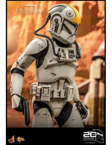 es::Star Wars Episode II Figura 1/6 Clone Pilot Hot Toys 30 cm