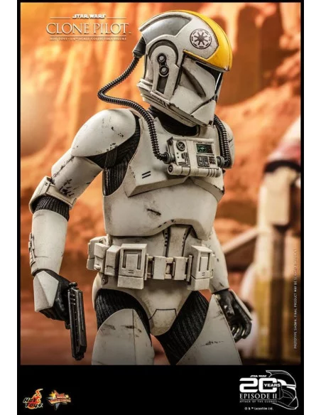 es::Star Wars Episode II Figura 1/6 Clone Pilot Hot Toys 30 cm