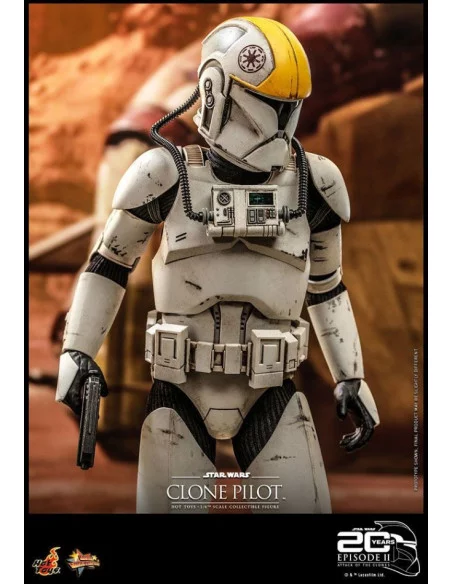 es::Star Wars Episode II Figura 1/6 Clone Pilot Hot Toys 30 cm