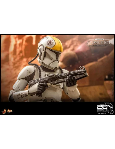 es::Star Wars Episode II Figura 1/6 Clone Pilot Hot Toys 30 cm