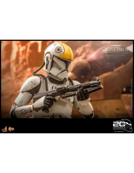 es::Star Wars Episode II Figura 1/6 Clone Pilot Hot Toys 30 cm