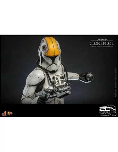es::Star Wars Episode II Figura 1/6 Clone Pilot Hot Toys 30 cm