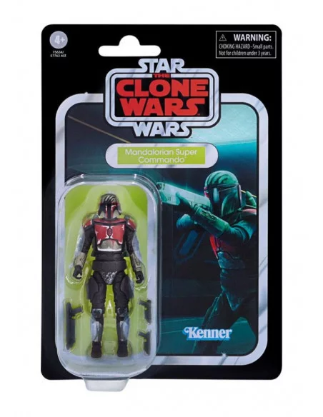 es::Star Wars: The Clone Wars Vintage Collection Figura Mandalorian Super Commando 10 cm 