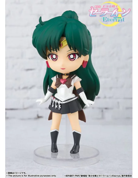 es::Sailor Moon Eternal Figura Figuarts mini Super Sailor Pluto(Eternal Edition) 8 cm