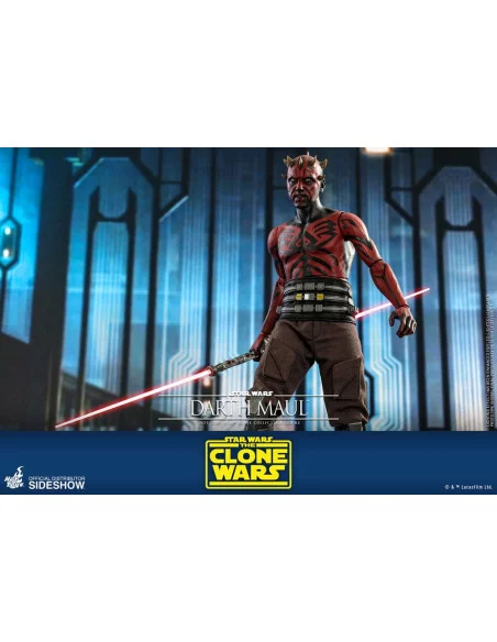 es::Star Wars The Clone Wars Figura 1/6 Darth Maul Hot Toys 29 cm