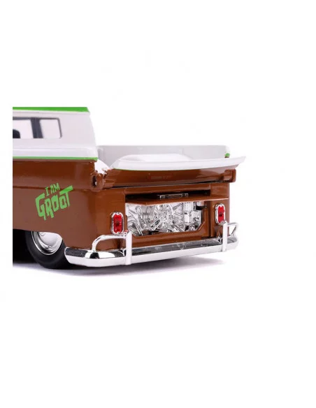 es::Guardianes de la Galaxia 1962 Volkswagen Bus Pickup 1/24 Hollywood Rides con Figura