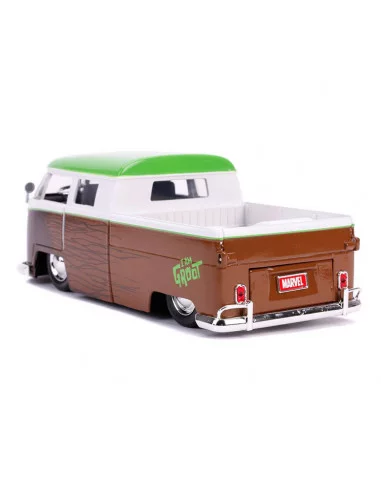 es::Guardianes de la Galaxia 1962 Volkswagen Bus Pickup 1/24 Hollywood Rides con Figura
