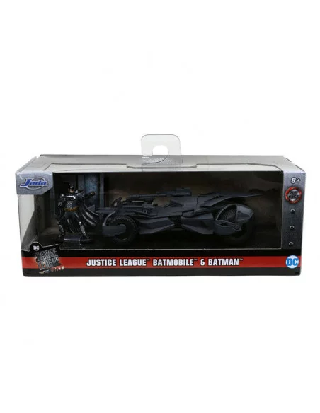 es::Justice League Vehículo 1/32 Hollywood Rides Batmobile con Figura