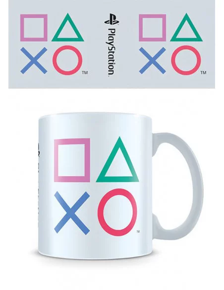es::Sony PlayStation Taza Sticker Shapes Color