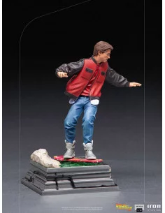 es::Regreso al Futuro II Estatua 1/10 Art Scale Marty McFly on Hoverboard 22 cm 2