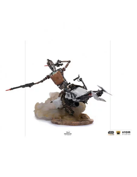 es::Star Wars The Mandalorian Estatua 1/10 Deluxe Art Scale IG-11 & The Child 20 cm