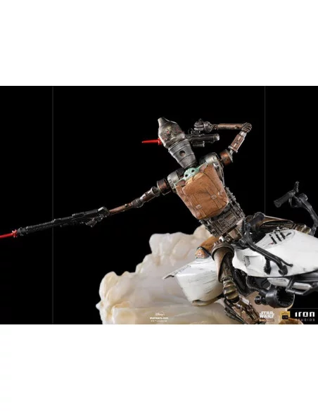 es::Star Wars The Mandalorian Estatua 1/10 Deluxe Art Scale IG-11 & The Child 20 cm
