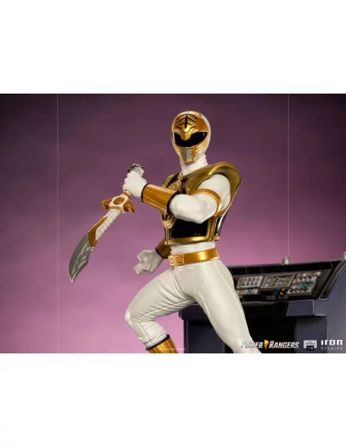 es::Power Rangers Estatua 1/10 BDS Art Scale White Ranger 22 cm