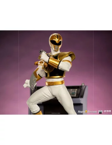es::Power Rangers Estatua 1/10 BDS Art Scale White Ranger 22 cm