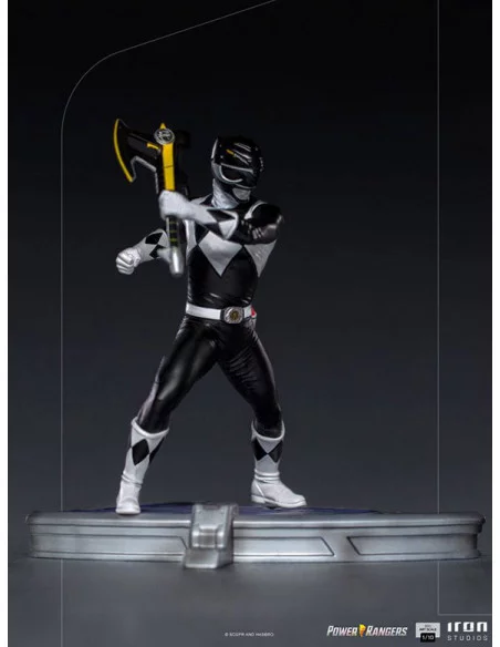 es::Power Rangers Estatua 1/10 BDS Art Scale Black Ranger 17 cm