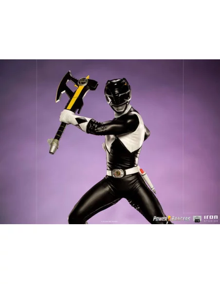 es::Power Rangers Estatua 1/10 BDS Art Scale Black Ranger 17 cm