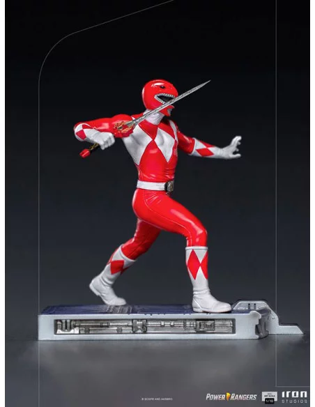 es::Power Rangers Estatua 1/10 BDS Art Scale Red Ranger 17 cm