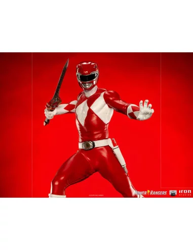 es::Power Rangers Estatua 1/10 BDS Art Scale Red Ranger 17 cm