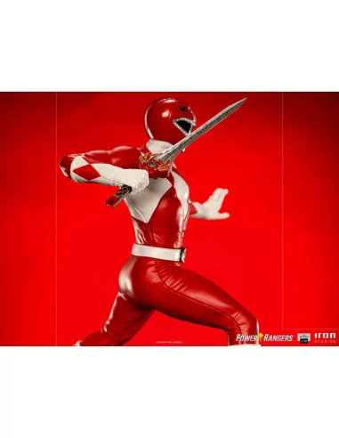 es::Power Rangers Estatua 1/10 BDS Art Scale Red Ranger 17 cm