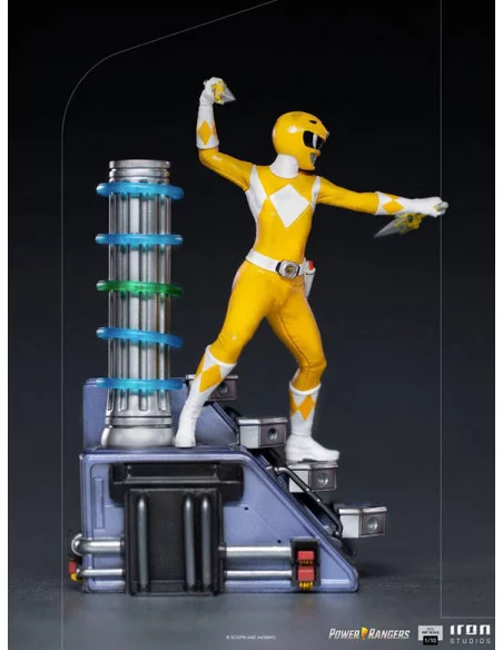 es::Power Rangers Estatua 1/10 BDS Art Scale Yellow Ranger 19 cm