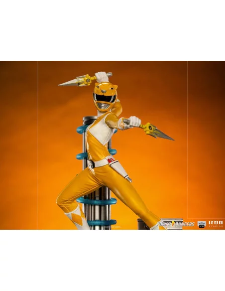es::Power Rangers Estatua 1/10 BDS Art Scale Yellow Ranger 19 cm
