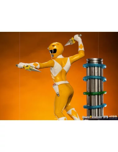 es::Power Rangers Estatua 1/10 BDS Art Scale Yellow Ranger 19 cm