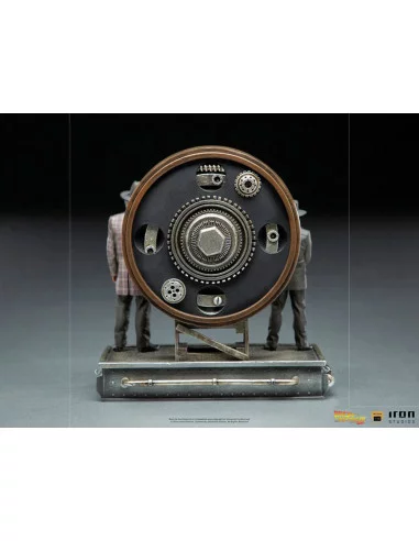 es::Regreso al Futuro III Estatua 1/10 Deluxe Art Scale Marty and Doc at the Clock 30 cm