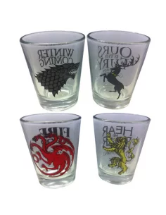 es::Juego de Tronos: Set 4 vasos de chupito