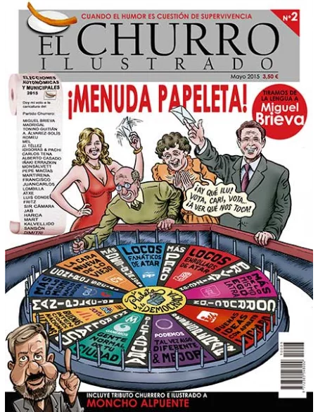 es::El churro ilustrado núm 2. ¡Menuda papeleta!