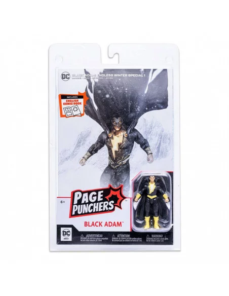 es::DC Page Punchers Figura & Cómic Black Adam (Endless Winter) 8 cm