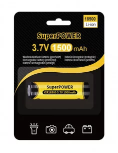es::SuperPOWER Pila lithium-ion 18500 1500 mAh -3,7 V (protegido)