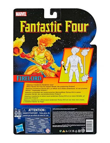 es::Fantastic Four Marvel Legends Figura Firelord 15 cm