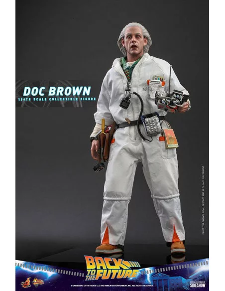 es::Regreso al futuro Figura 1/6 Doc Brown Hot Toys 30 cm