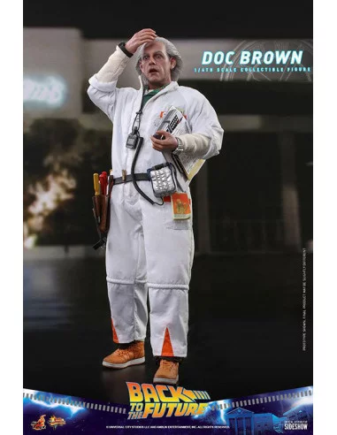 es::Regreso al futuro Figura 1/6 Doc Brown Hot Toys 30 cm