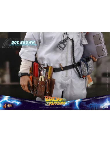 es::Regreso al futuro Figura 1/6 Doc Brown Hot Toys 30 cm