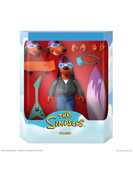 es::Los Simpson Figura Ultimates Poochie 18 cm