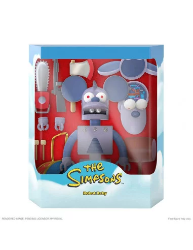 es::Los Simpson Figura Ultimates Robot Itchy 18 cm