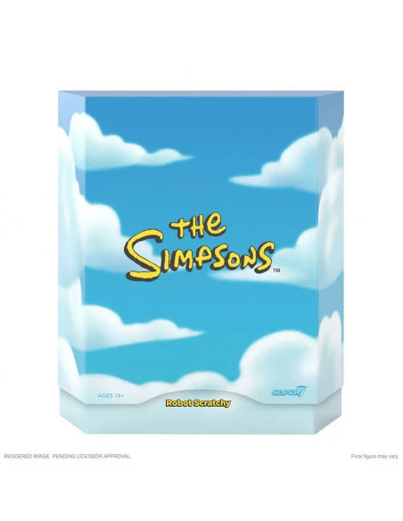 es::Los Simpson Figura Ultimates Robot Scratchy 18 cm