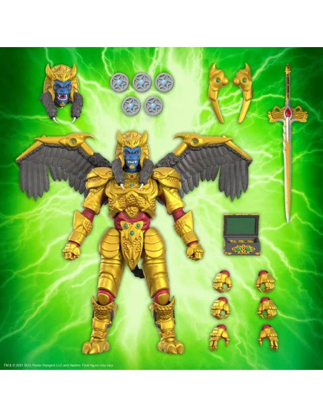 es::Mighty Morphin Power Rangers Galácticos Figura Ultimates Goldar 20 cm 